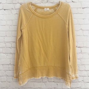 Melrose and Market Curved Hem Burnout Tee